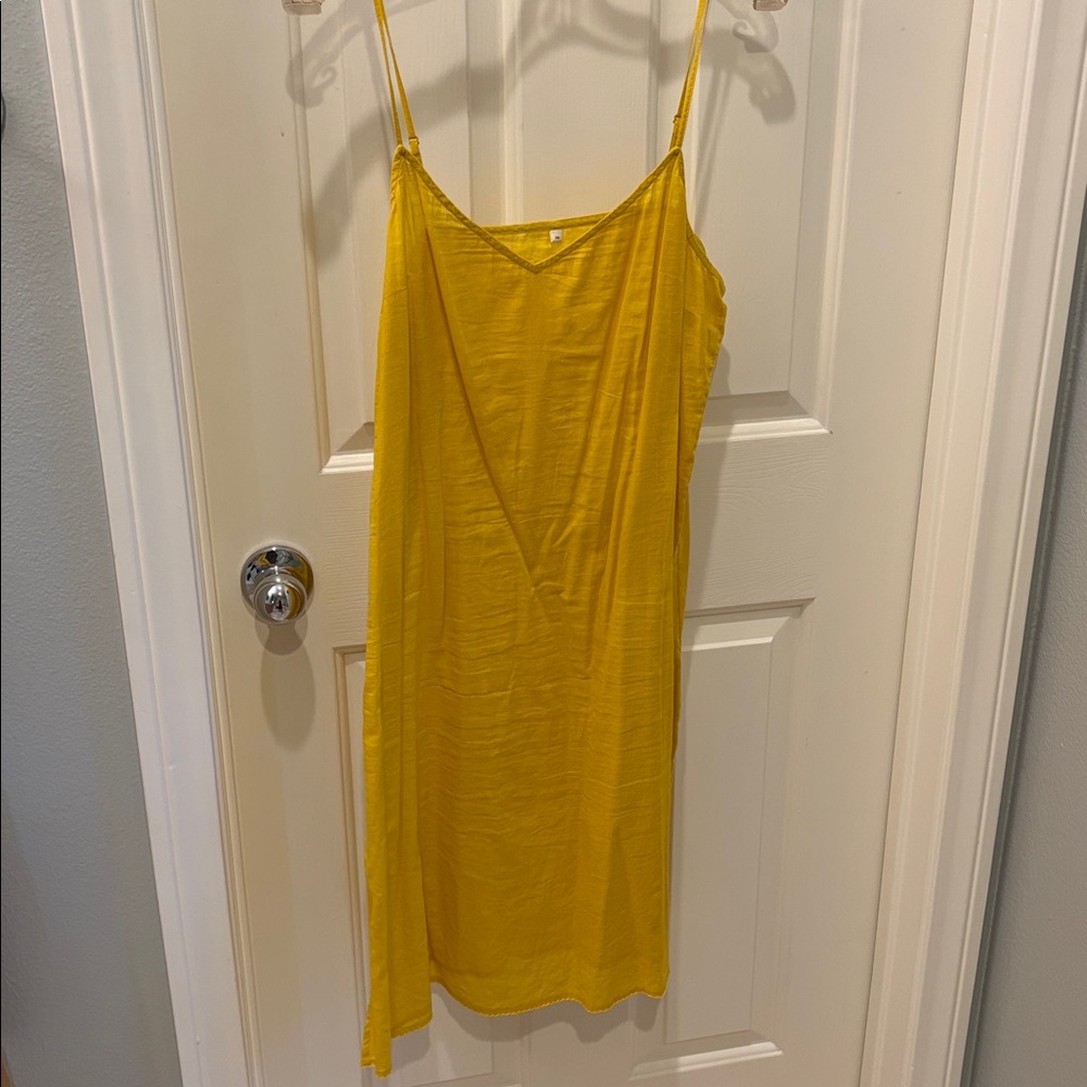 Moulinette Soeurs Vibrant Yellow Dress with matching slip - Picture 8 of 8